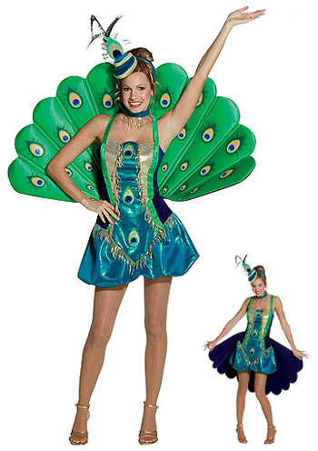 Womens Peacock Costume - Click Image to Close