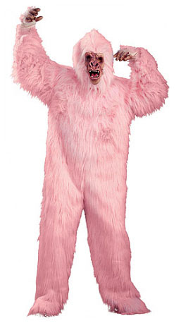 Deluxe Pink Gorilla Costume - Click Image to Close