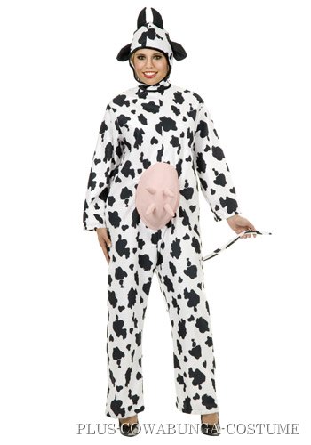 Plus Size Cow Costume