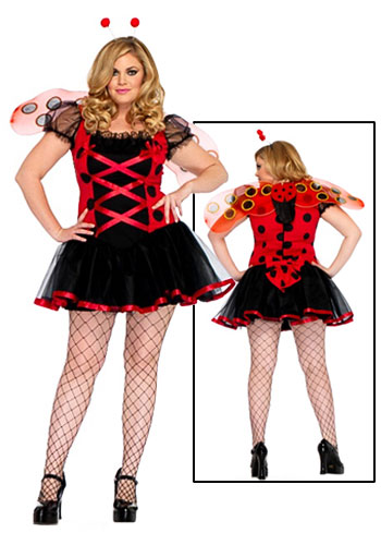 Plus Size Ladybug Costume - Click Image to Close