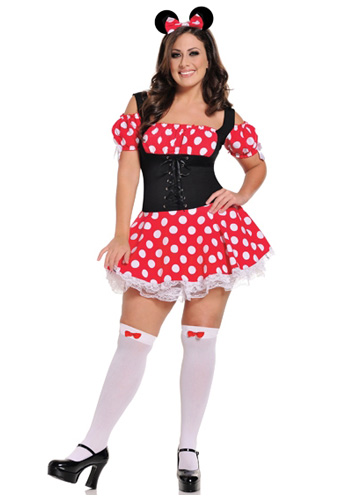 Plus Size Mickey's Mistress Costume - Click Image to Close