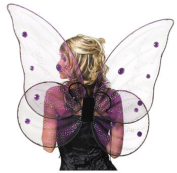 purple butterfly wings costume