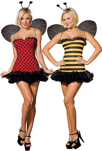 Reversible Ladybug / Bumble Bee Costume - Click Image to Close