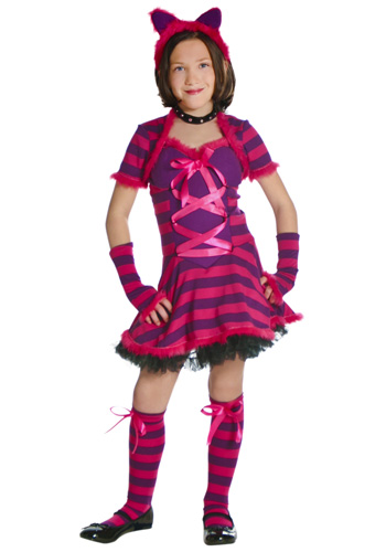 Child Sassy Wonderland Cat Costume - Click Image to Close