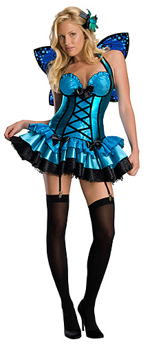 Sexy Blue Fairy Costume