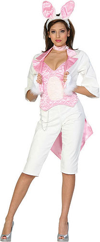 Sexy White Rabbit Costume - Click Image to Close