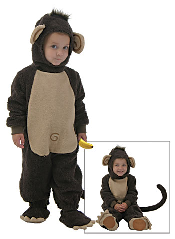 Toddler Monkey Costume - Click Image to Close