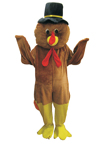 Mascot Thanksgiving Turkey Costume - Click Image to Close
