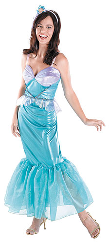 Adult Deluxe Ariel Costume - Click Image to Close