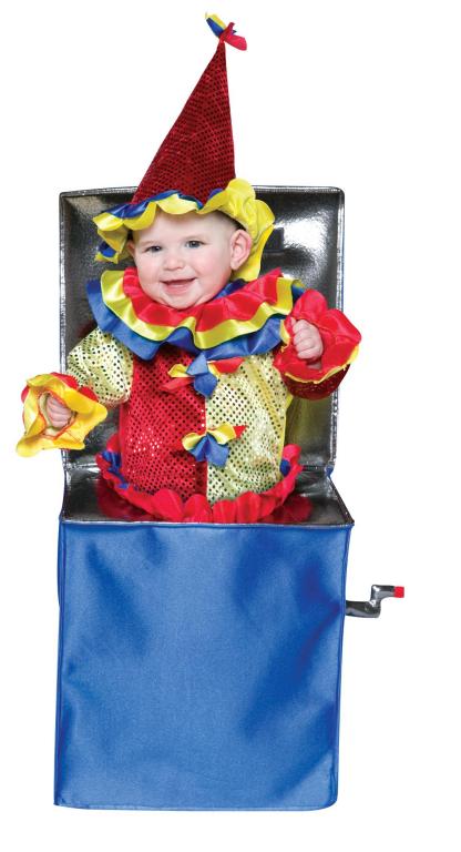 Jack In The Box Bunting with Hat Infant Costume