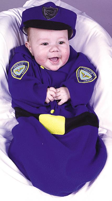 Police Bunting Infant Costume - Click Image to Close