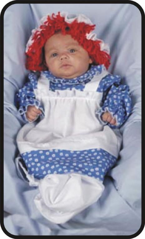 Raggedy Ann Bunting Infant Costume - Click Image to Close