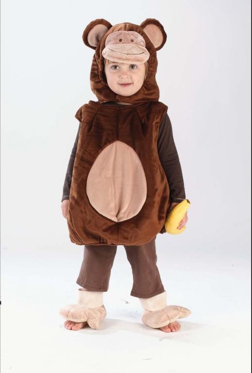 Monkey Vest Infant Costume - Click Image to Close