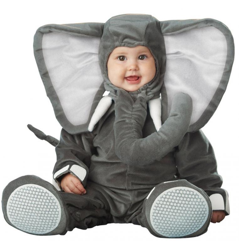 Lil' Elephant Elite Infant/Toddler Costume - Click Image to Close