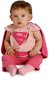 Supergirl Bib Costume - Click Image to Close