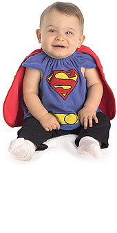 Superman Costume Bib - Click Image to Close