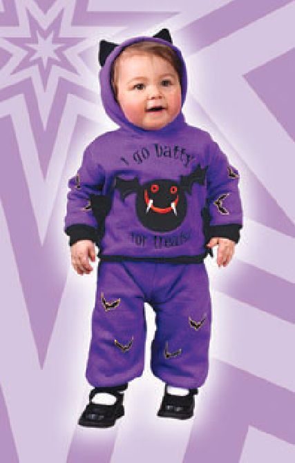 Hooded Bat Infant Costume - Click Image to Close