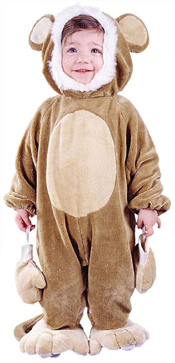 Cuddly Monkey Infant/Toddler Costume - Click Image to Close