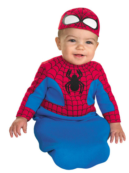 Spiderman Bunting Infant Costume - Click Image to Close