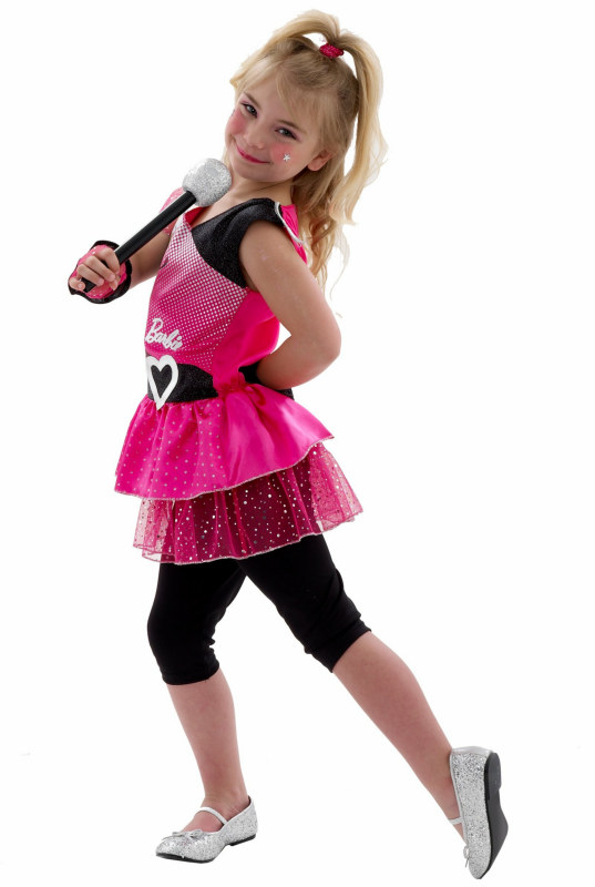 Rockin' Diva Barbie Toddler/Child Costume - Click Image to Close