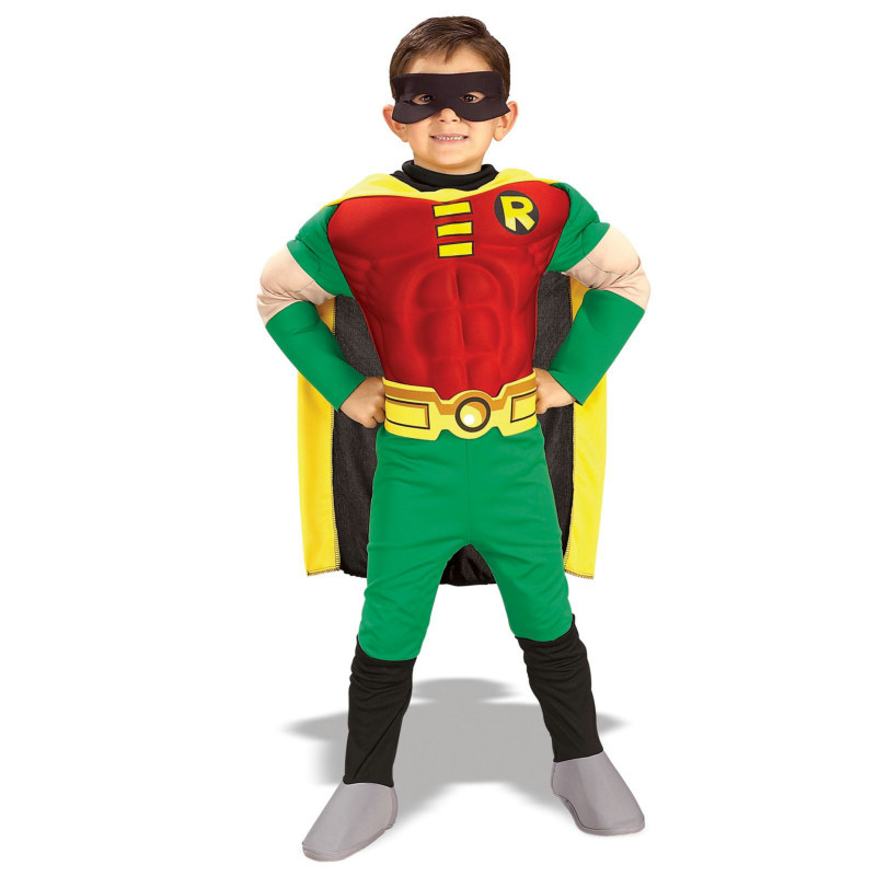 Teen Titans DC Comics Robin Muscle Chest Deluxe Toddler/Child Co