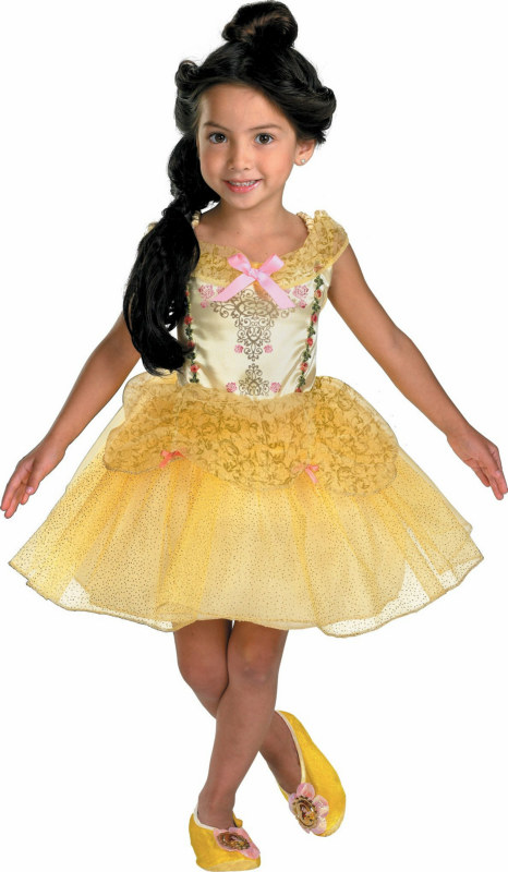 Beauty and the Beast Belle Ballerina Toddler/Child Costume - Click Image to Close