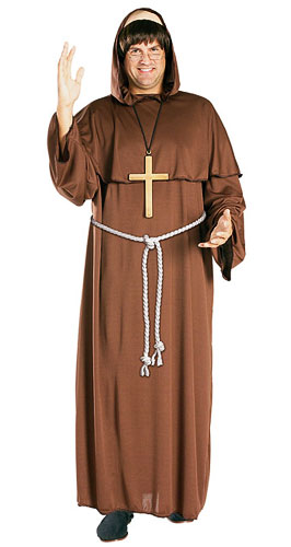 Monk Cross Necklace Medieval Fancy Dress Friar Tuck Nun Priest Costume Accessory