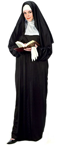 Plus Size Nun Costume - Click Image to Close