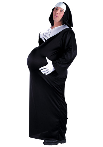 Pregnant Nun Costume - Click Image to Close