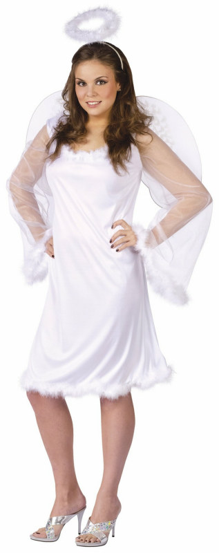 Heaven Sent Adult (Plus) Costume - Click Image to Close