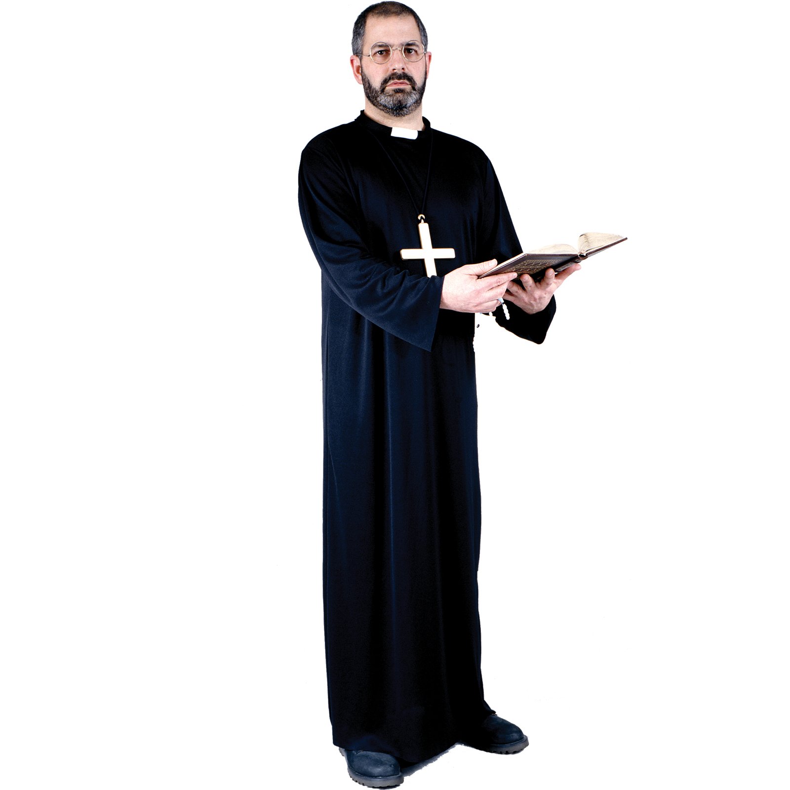 Priest Adult Plus Costume - Click Image to Close