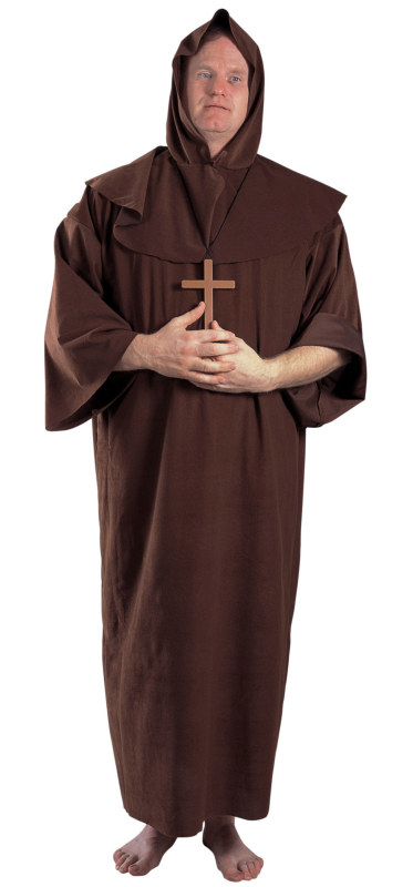 Monk Adult Plus Costume - Click Image to Close