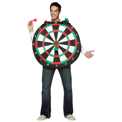 Bullseye Dartboard Game Adult Costume