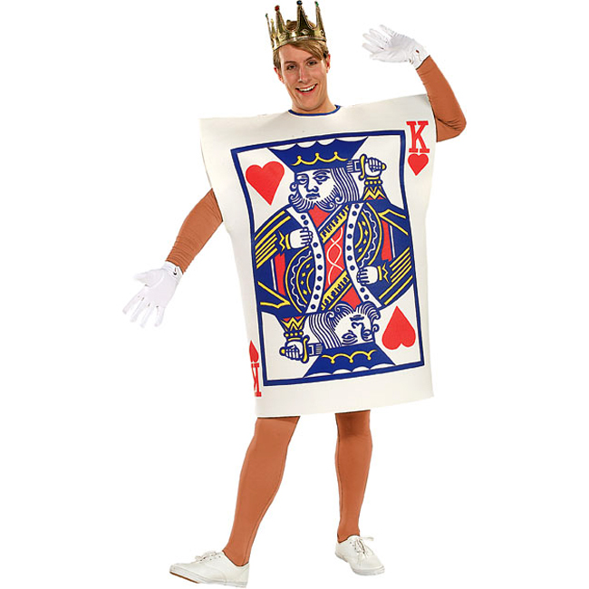 King of Hearts Card Adult Costume - Click Image to Close