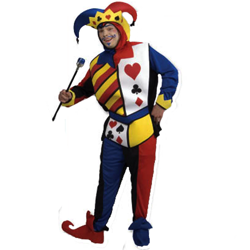 Playing Card Joker Adult Costume - Click Image to Close