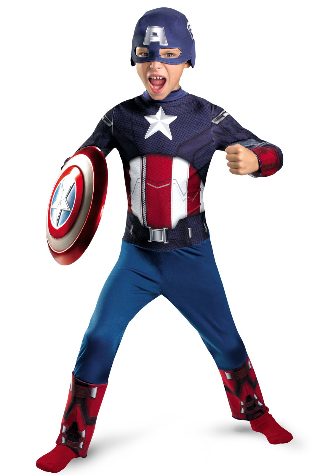 The Avengers Captain America Classic Toddler Costume - Click Image to Close