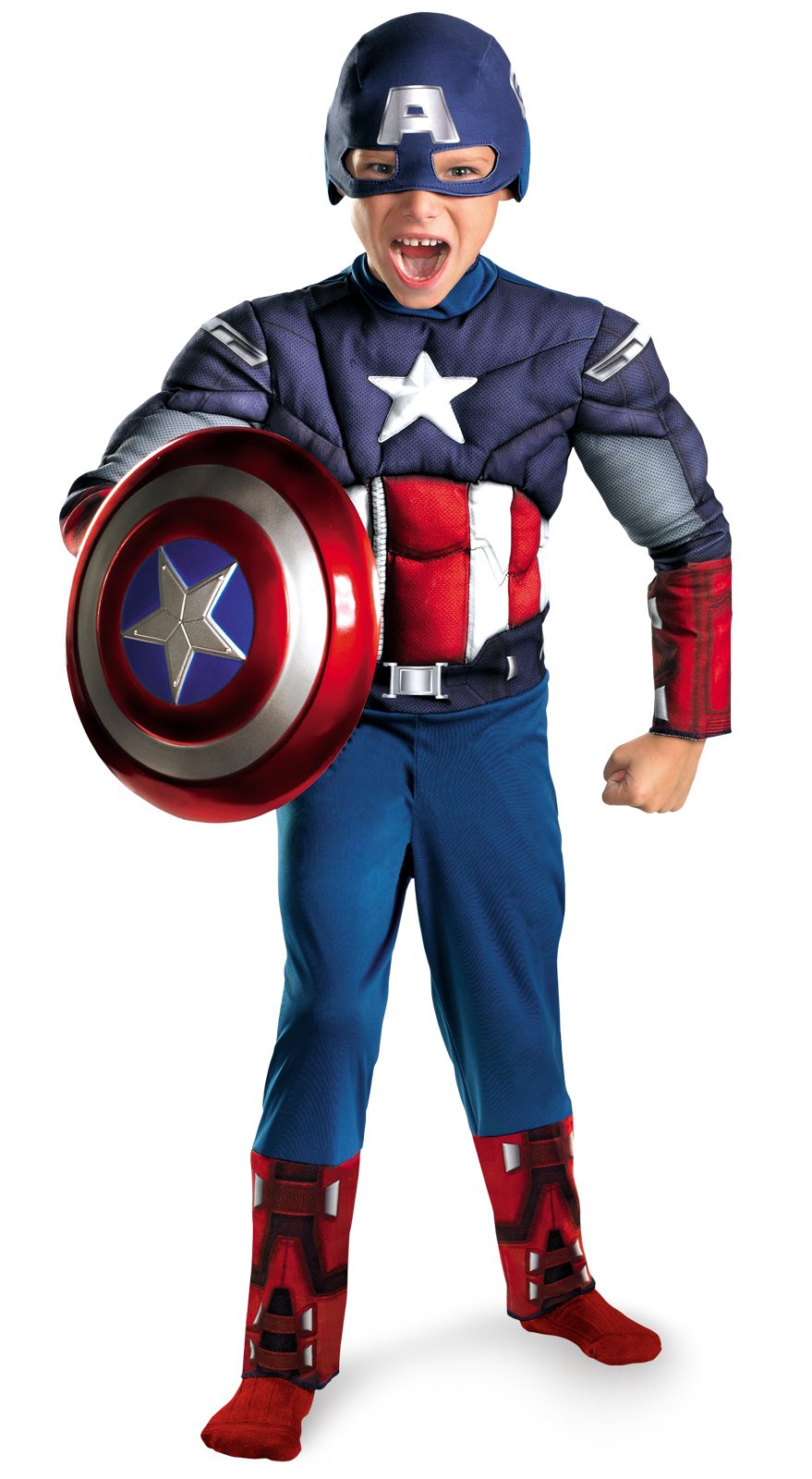 The Avengers Captain America Classic Muscle Chest Toddler Costum - Click Image to Close