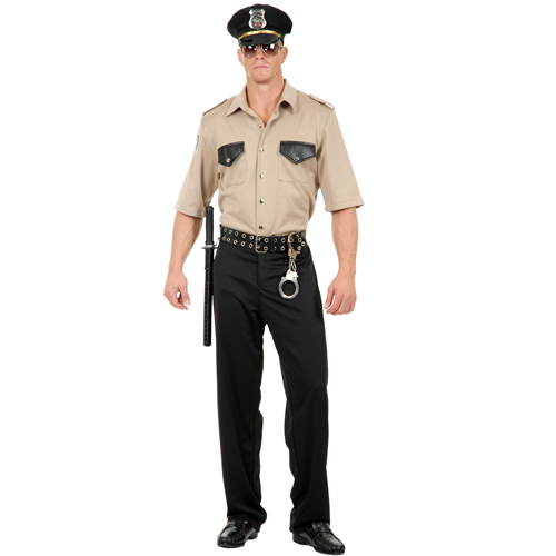 Men's Cal Cop Adult Costume - Click Image to Close