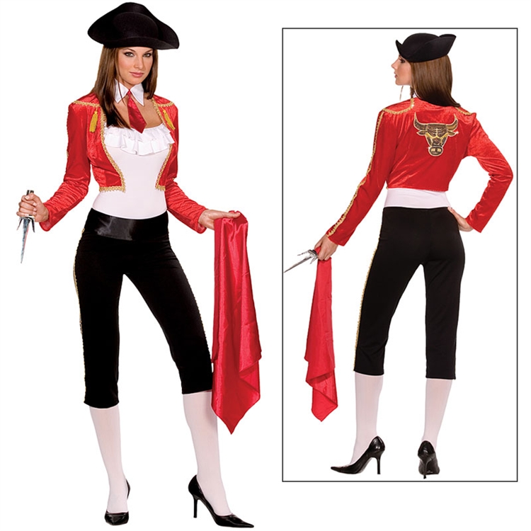 Bull Fighting Babe Adult Costume - Click Image to Close