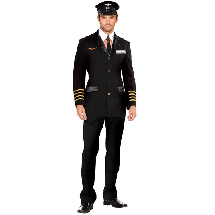 Hugh Jorgan Mile High Pilot Adult Costume