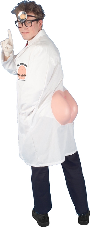 Dr. Ben Dover: Proctologist Adult Costume - Click Image to Close