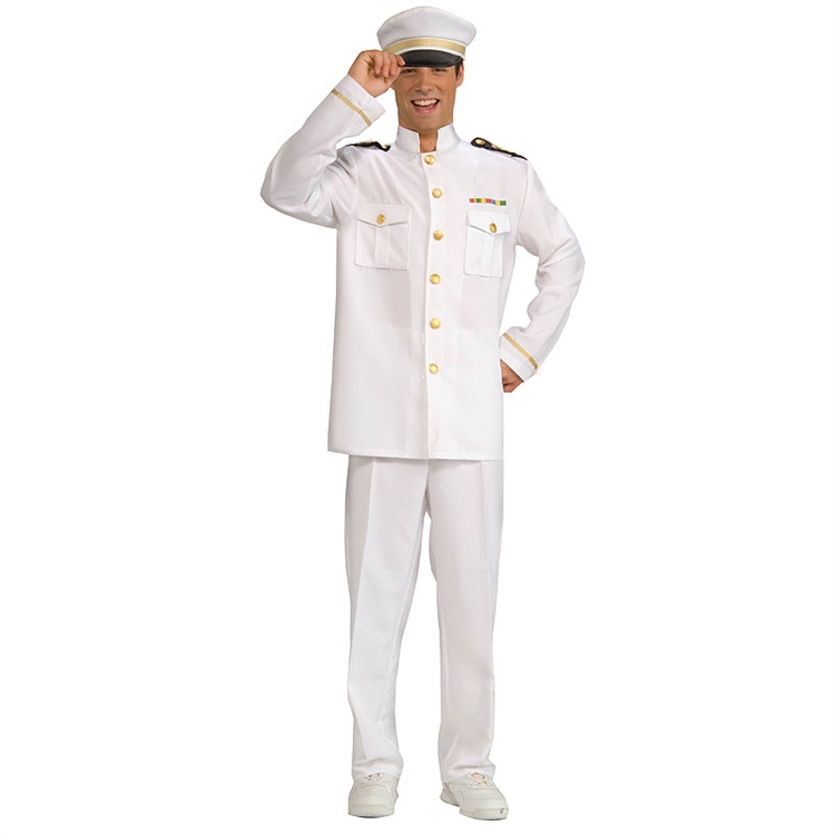 Adult Captain Cruise Costume - Click Image to Close