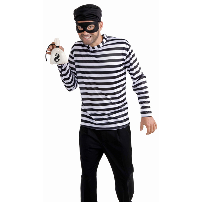 Burglar Adult Costume - Click Image to Close