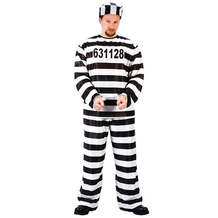 Adult Man Convict Costume