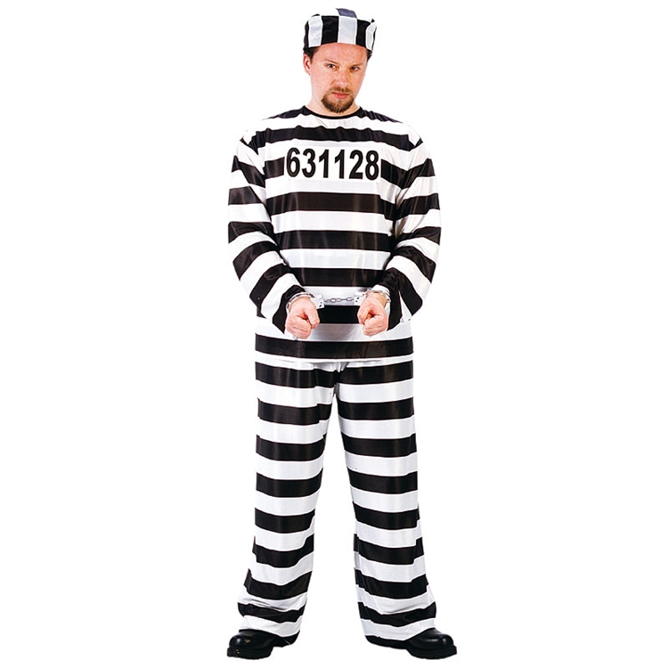 Adult Man Convict Costume - Click Image to Close