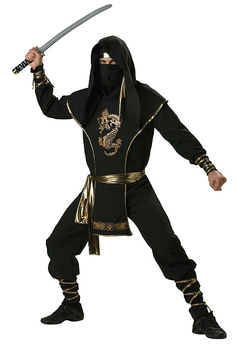 Ninja Warrior Adult Costume - Click Image to Close