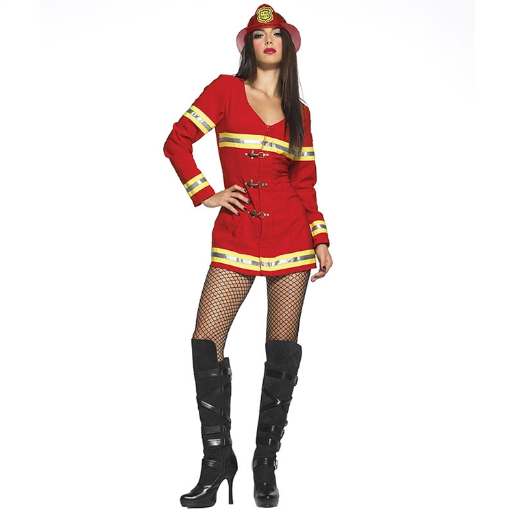 Red Hot Firefighter Adult Costume