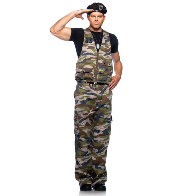 Special Ops Officer Military Adult Costume - Click Image to Close