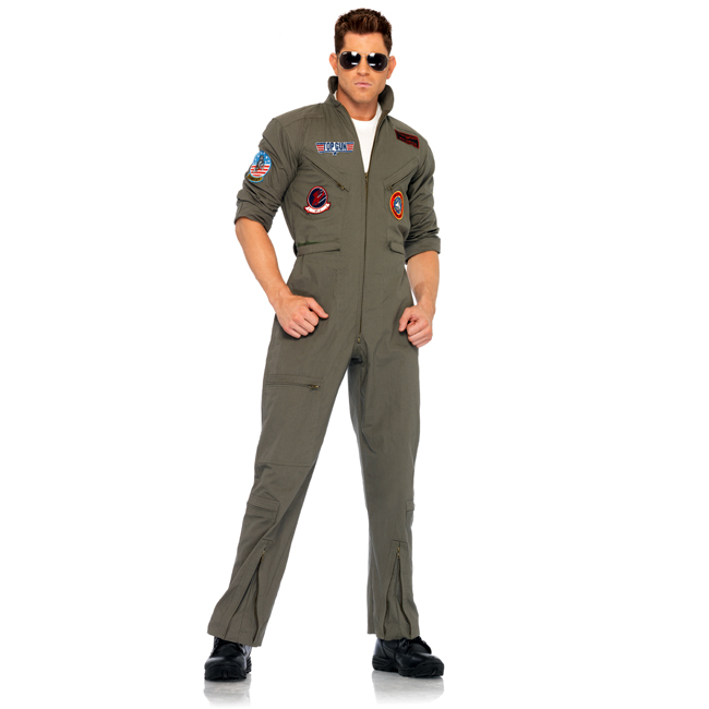 Top Gun Men's Flight Suit Costume