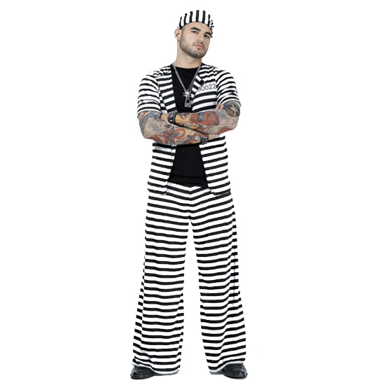 Prison Playa Adult Costume - Click Image to Close